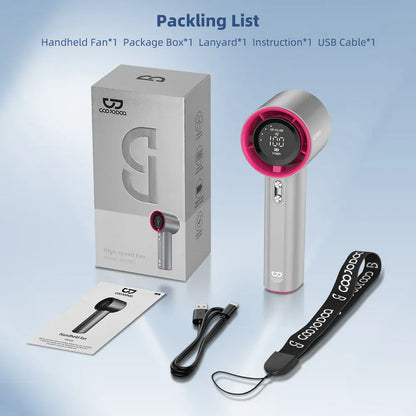 Mini Fan Rechargeable Electric Fan Digital Display Mini Fan Rechargeable Electric Fan Digital Display