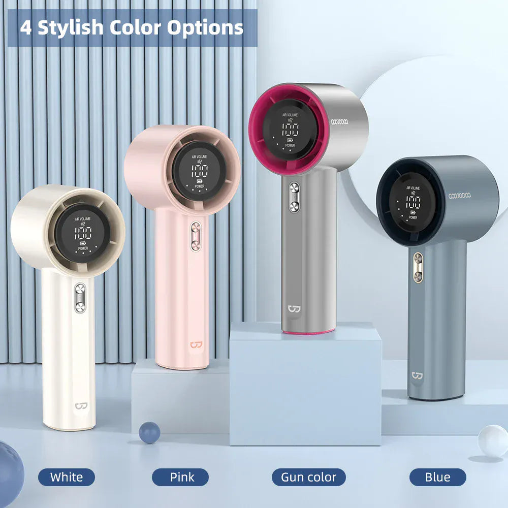 Mini Fan Rechargeable Electric Fan Digital Display Mini Fan Rechargeable Electric Fan Digital Display