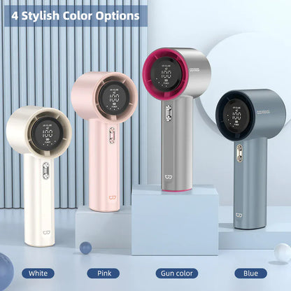 Mini Fan Rechargeable Electric Fan Digital Display Mini Fan Rechargeable Electric Fan Digital Display