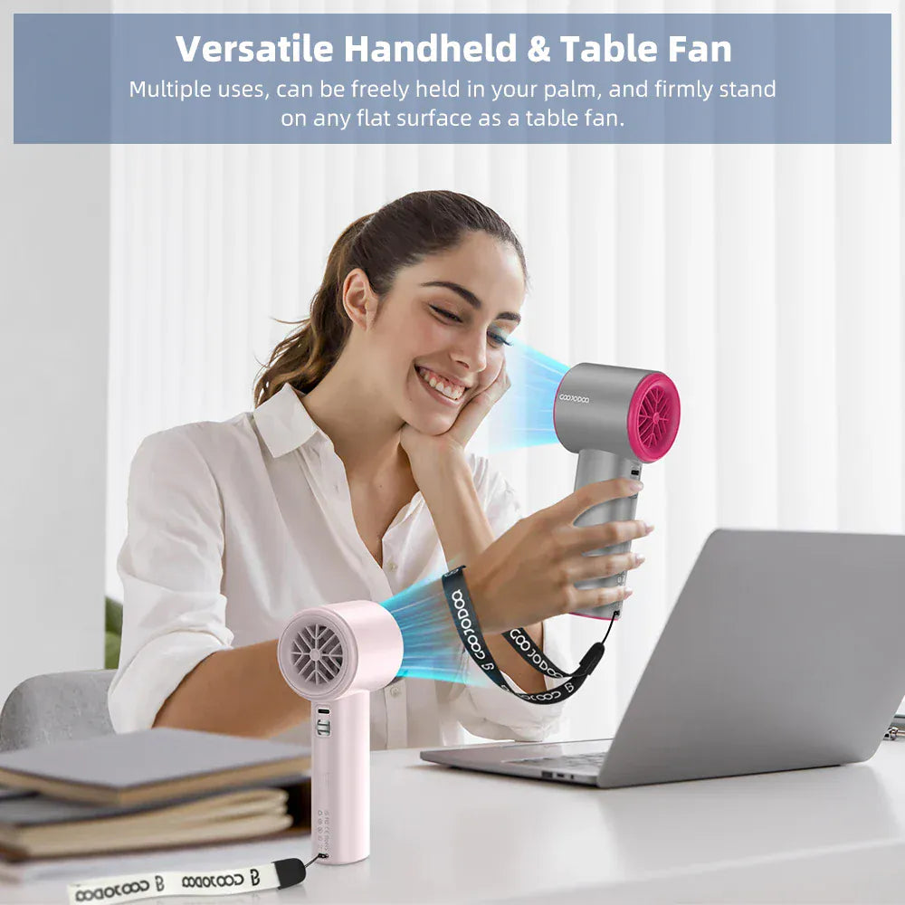 Mini Fan Rechargeable Electric Fan Digital Display Mini Fan Rechargeable Electric Fan Digital Display