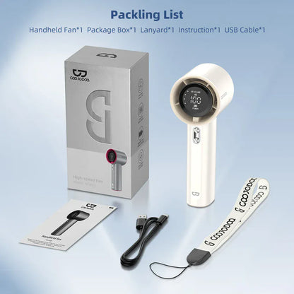 Mini Fan Rechargeable Electric Fan Digital Display Mini Fan Rechargeable Electric Fan Digital Display