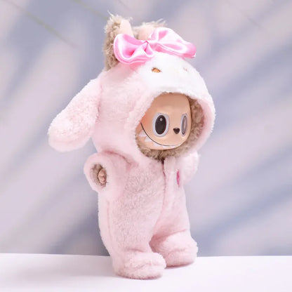 Mini Labubu 17cm Doll Fashion Outfit with Hat & Shoes Mini Labubu 17cm Doll Fashion Outfit with Hat & Shoes