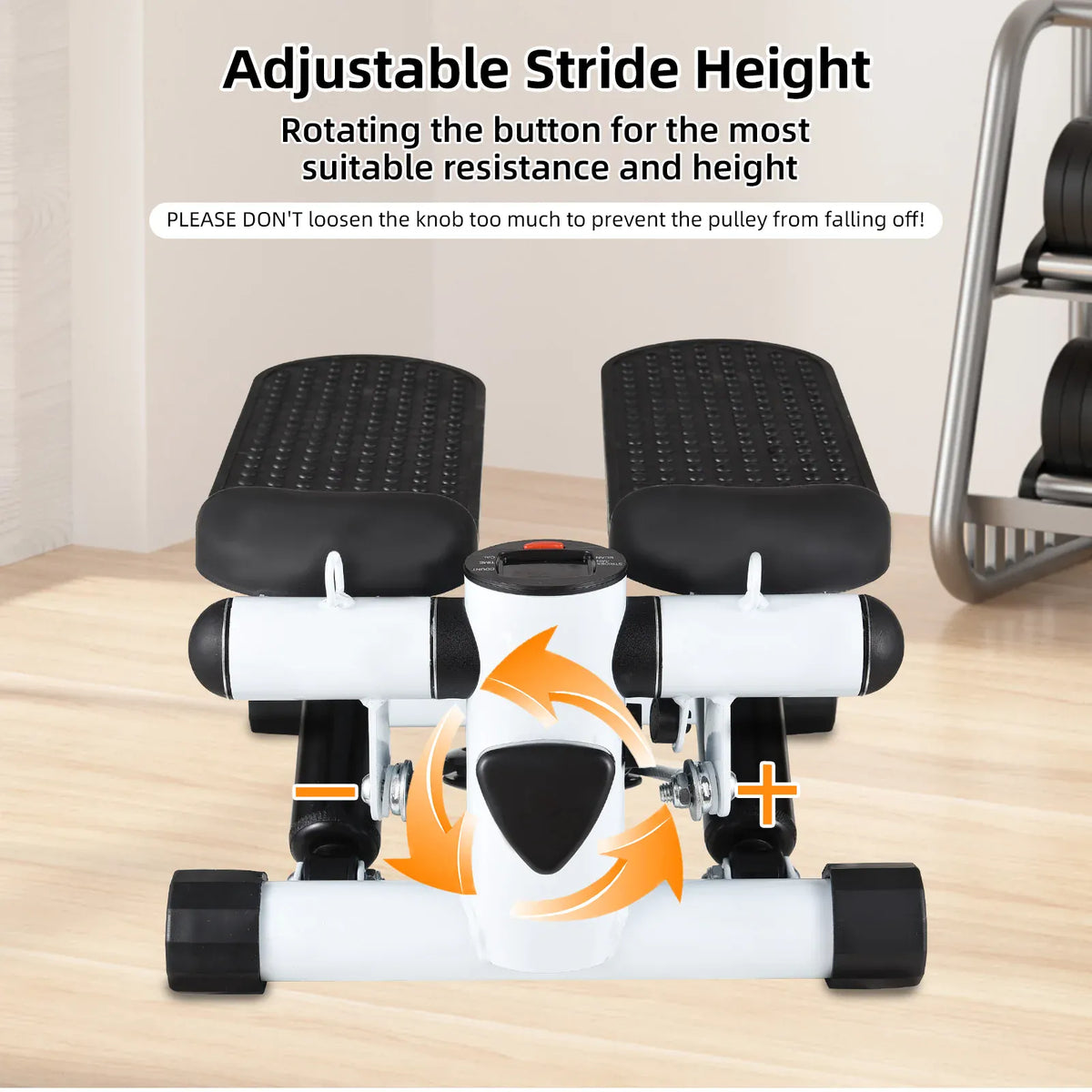 Mini Twist Stepper with LCD Workout Display Mini Twist Stepper with LCD Workout Display