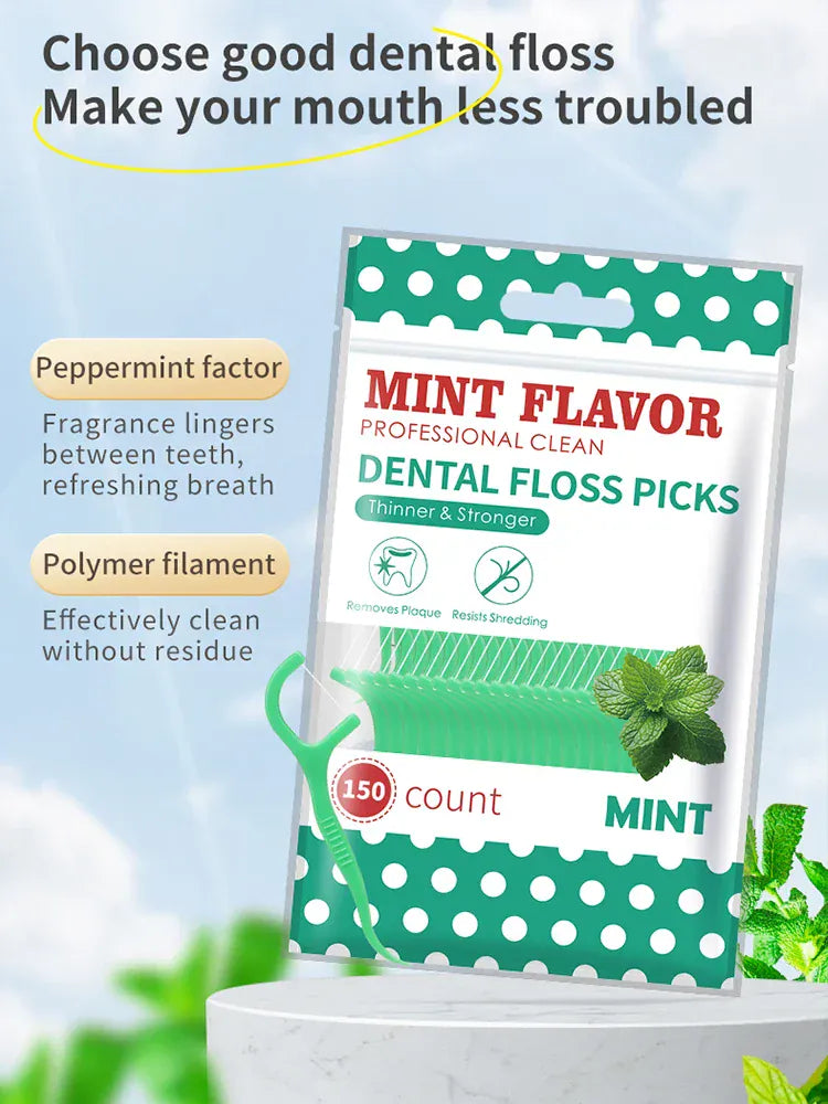 Mint dental floss stick Mint dental floss stick