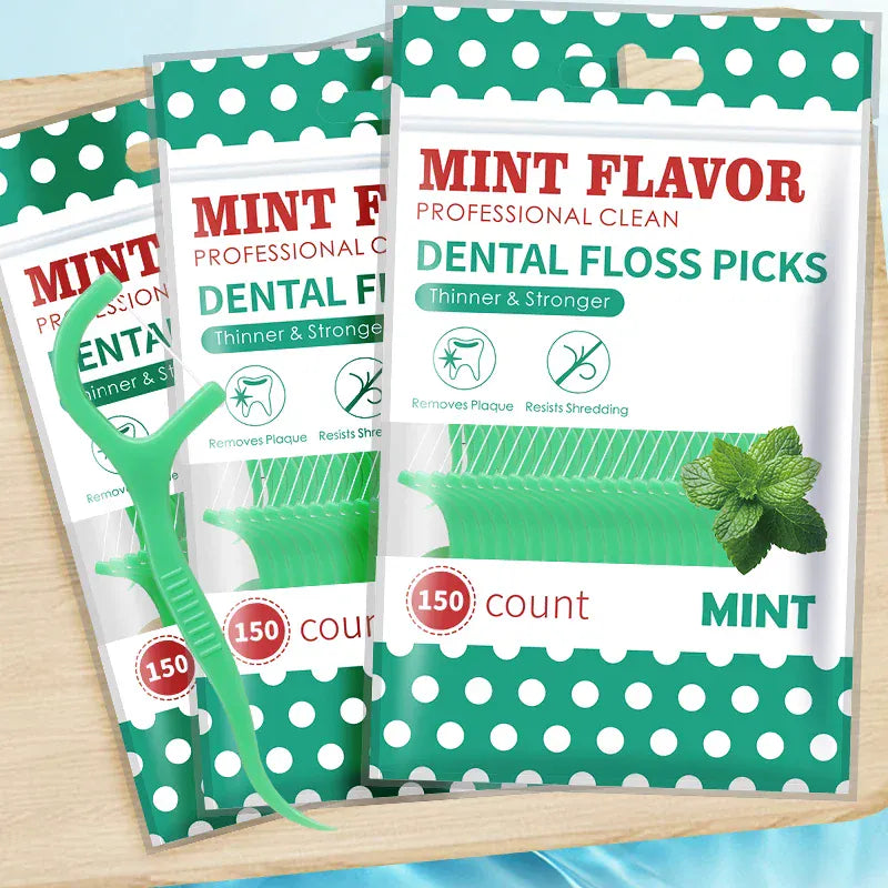 Mint dental floss stick Mint dental floss stick