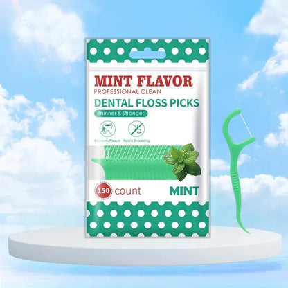 Mint dental floss stick Mint dental floss stick
