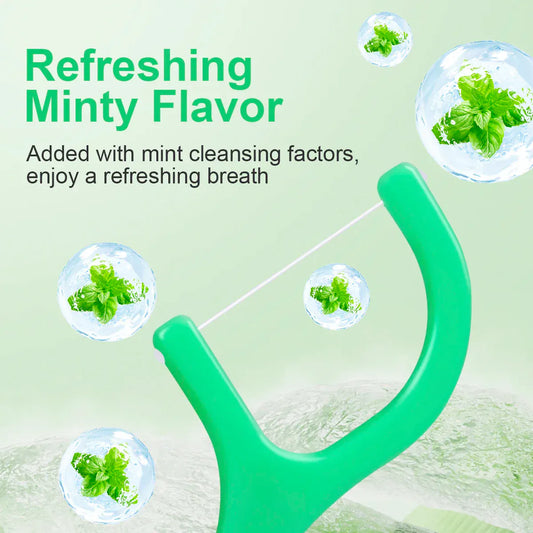 Mint dental floss stick Mint dental floss stick