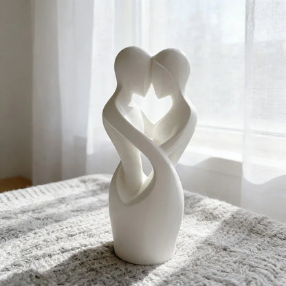 Modern Minimalist Sculptures of Lovers Embracing Each Other, Sculptures of Intertwined Lovers, Valentine's Day Home Decorations Modern Minimalist Sculptures of Lovers Embracing Each Other, Sculptures of Intertwined Lovers, Valentine's Day Home Decorations