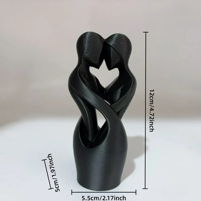 Modern Minimalist Sculptures of Lovers Embracing Each Other, Sculptures of Intertwined Lovers, Valentine's Day Home Decorations Modern Minimalist Sculptures of Lovers Embracing Each Other, Sculptures of Intertwined Lovers, Valentine's Day Home Decorations