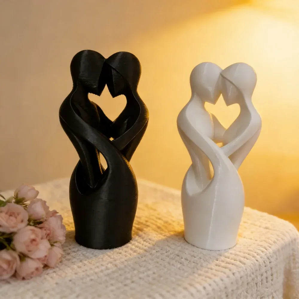 Modern Minimalist Sculptures of Lovers Embracing Each Other, Sculptures of Intertwined Lovers, Valentine's Day Home Decorations Modern Minimalist Sculptures of Lovers Embracing Each Other, Sculptures of Intertwined Lovers, Valentine's Day Home Decorations
