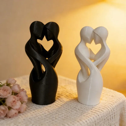 Modern Minimalist Sculptures of Lovers Embracing Each Other, Sculptures of Intertwined Lovers, Valentine's Day Home Decorations Modern Minimalist Sculptures of Lovers Embracing Each Other, Sculptures of Intertwined Lovers, Valentine's Day Home Decorations