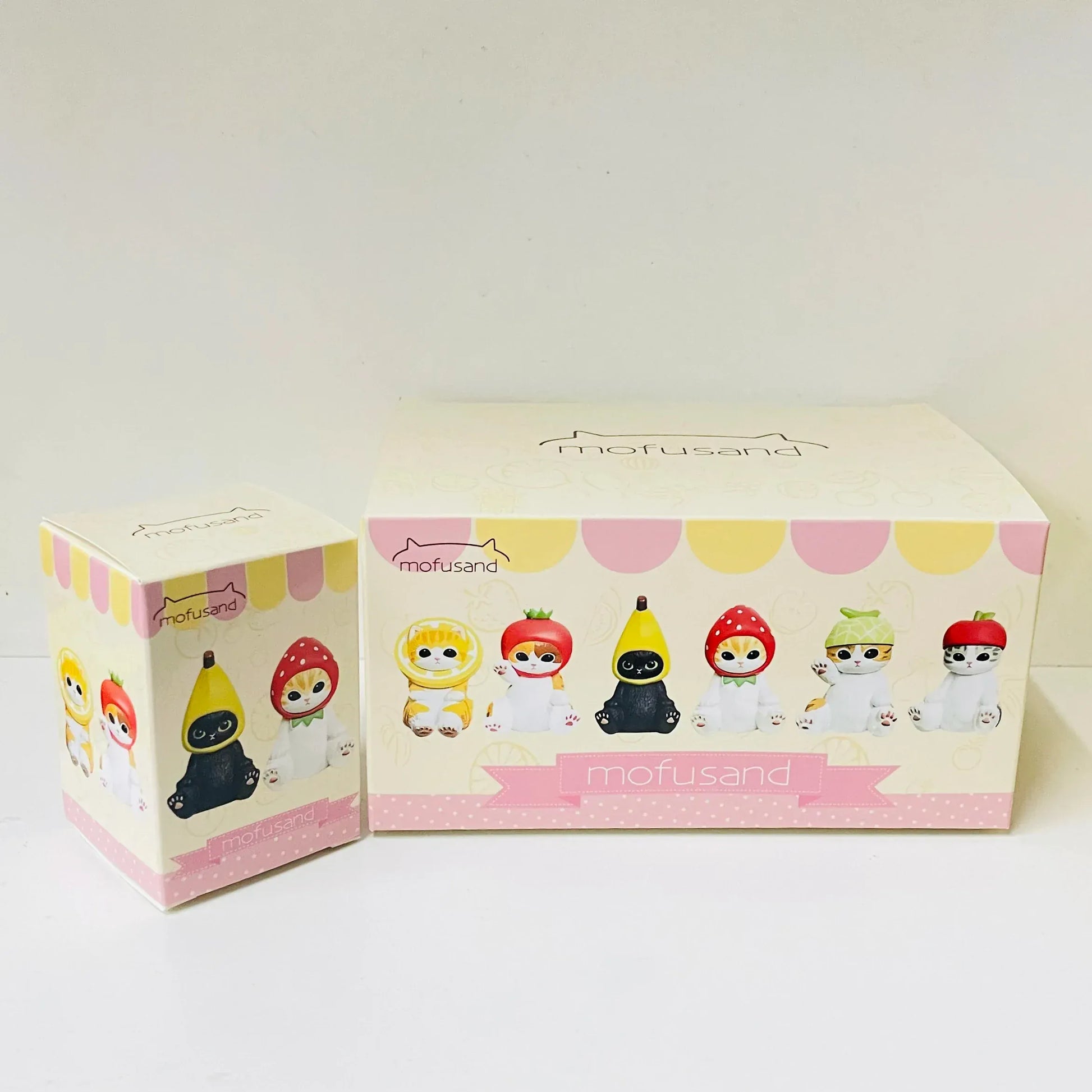 Mofusand Shark Cat Blind Box - Collectible Mystery Figure Mofusand Shark Cat Blind Box Series Toy Creative Desktop Cartoon Ornament Doll Collectibles Home Decoration Mystery Box Fun Gift