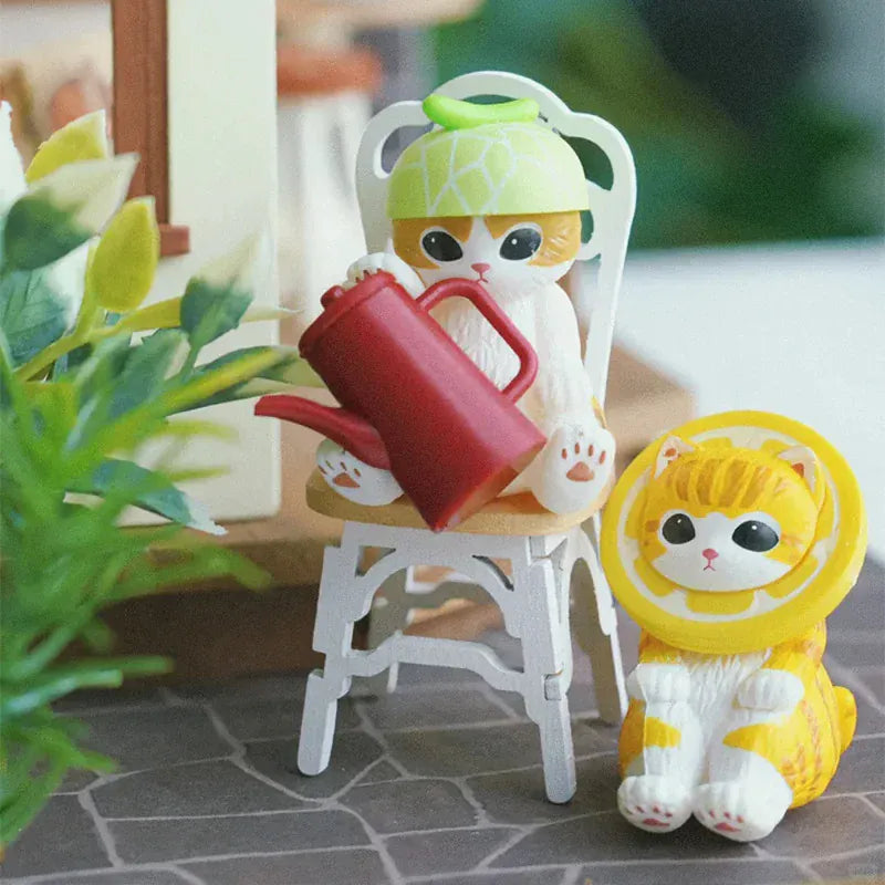 Mofusand Shark Cat Blind Box - Collectible Mystery Figure Mofusand Shark Cat Blind Box Series Toy Creative Desktop Cartoon Ornament Doll Collectibles Home Decoration Mystery Box Fun Gift