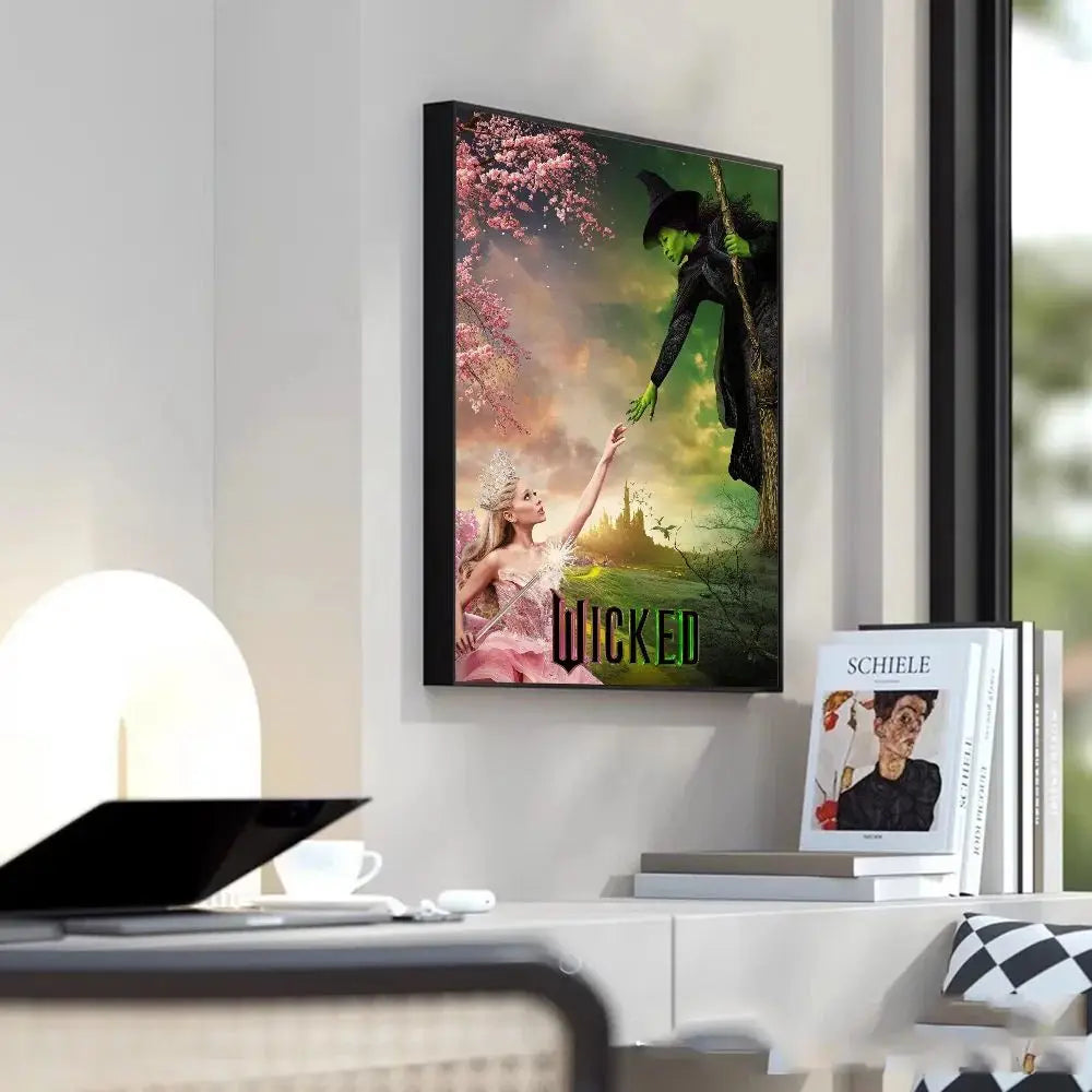 Movie Wicked 2025 Poster Poster HD art sticky wall waterproof home living room bedroom bar aesthetic decoration Movie Wicked 2025 Poster Poster HD art sticky wall waterproof home living room bedroom bar aesthetic decoration