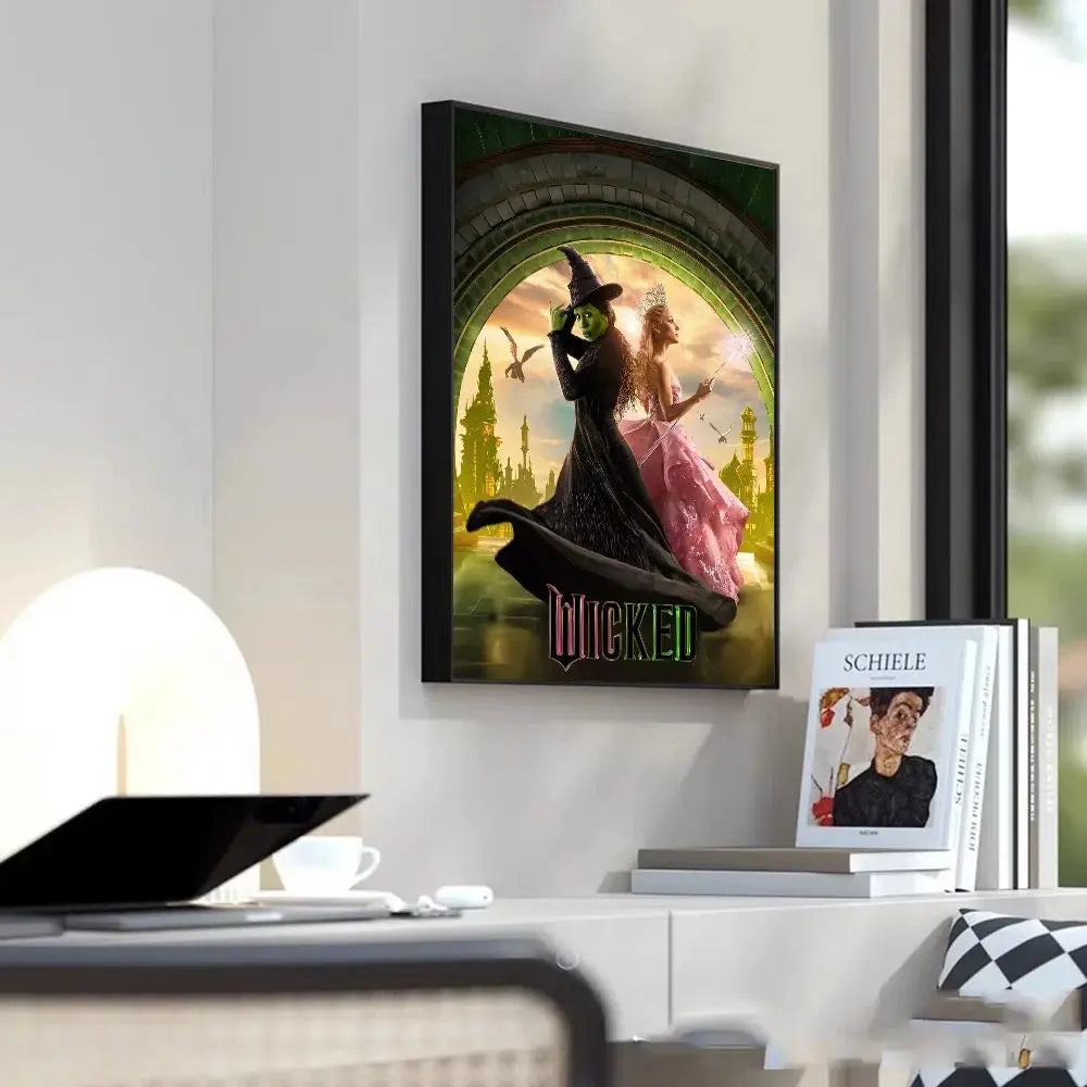 Movie Wicked 2025 Poster Poster HD art sticky wall waterproof home living room bedroom bar aesthetic decoration Movie Wicked 2025 Poster Poster HD art sticky wall waterproof home living room bedroom bar aesthetic decoration