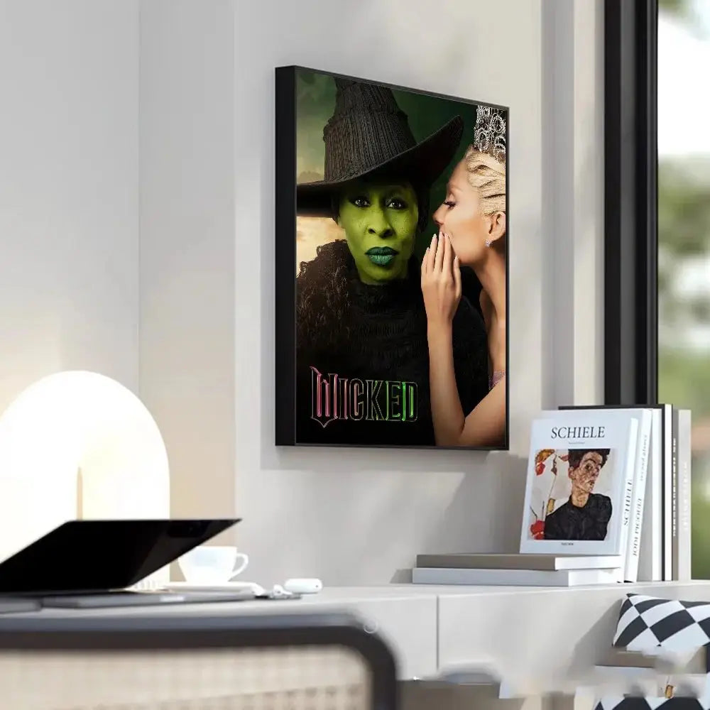 Movie Wicked 2025 Poster Poster HD art sticky wall waterproof home living room bedroom bar aesthetic decoration Movie Wicked 2025 Poster Poster HD art sticky wall waterproof home living room bedroom bar aesthetic decoration
