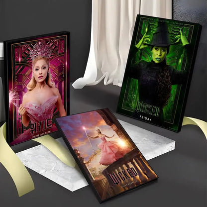 Movie Wicked Part One Poster Self-Adhesive for Home Bedroom Home Decor High Quality Stickers Painting Wall Art Movie Wicked Part One Poster Self-Adhesive for Home Bedroom Home Decor High Quality Stickers Painting Wall Art