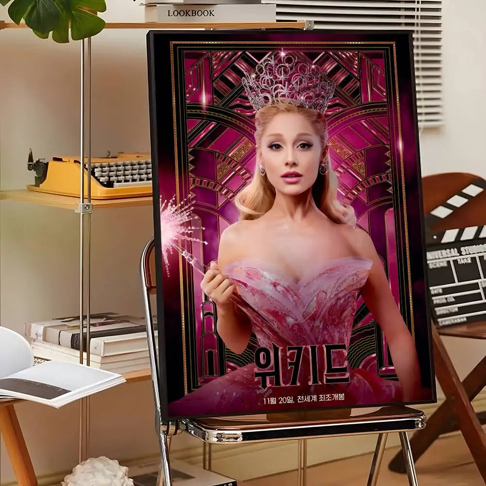 Movie Wicked Part One Poster Self-Adhesive for Home Bedroom Home Decor High Quality Stickers Painting Wall Art Movie Wicked Part One Poster Self-Adhesive for Home Bedroom Home Decor High Quality Stickers Painting Wall Art