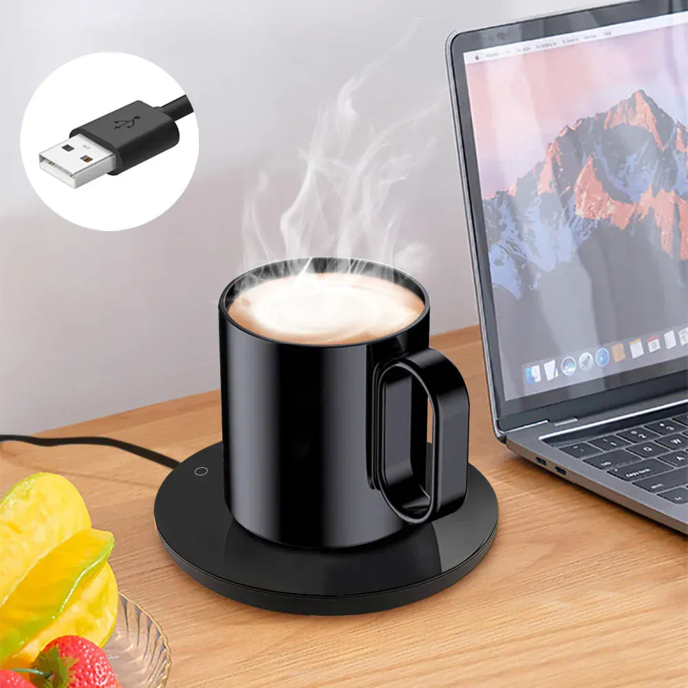 Mug Warmer USB Cup Warmer Coffee Cup Heater Thermostatic Heating Coaster Cup Electric Milk Tea Coffee Mug Warmer for Office Home Mug Warmer USB Cup Warmer Coffee Cup Heater Thermostatic Heating Coaster Cup Electric Milk Tea Coffee Mug Warmer for Office Home