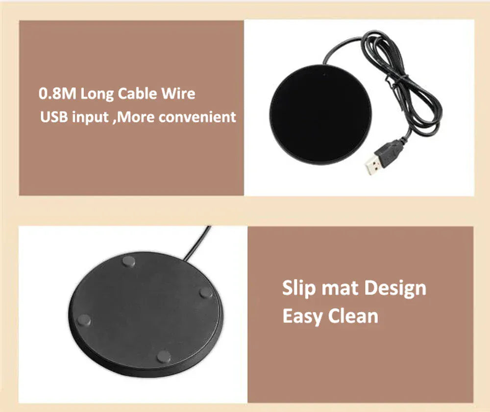 Mug Warmer USB Cup Warmer Coffee Cup Heater Thermostatic Heating Coaster Cup Electric Milk Tea Coffee Mug Warmer for Office Home Mug Warmer USB Cup Warmer Coffee Cup Heater Thermostatic Heating Coaster Cup Electric Milk Tea Coffee Mug Warmer for Office Home