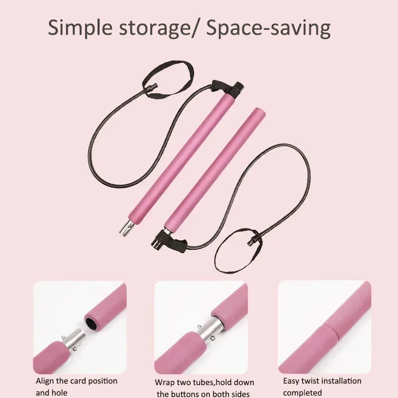 Multi-Functional Resistance Bands Tension Rod Workout Exercise Outdoor Fitness Training Pilates Home Gym Stretch Elastic Band Multi-Functional Resistance Bands Tension Rod Workout Exercise Outdoor Fitness Training Pilates Home Gym Stretch Elastic Band