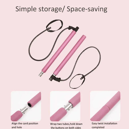 Multi-Functional Resistance Bands Tension Rod Workout Exercise Outdoor Fitness Training Pilates Home Gym Stretch Elastic Band Multi-Functional Resistance Bands Tension Rod Workout Exercise Outdoor Fitness Training Pilates Home Gym Stretch Elastic Band