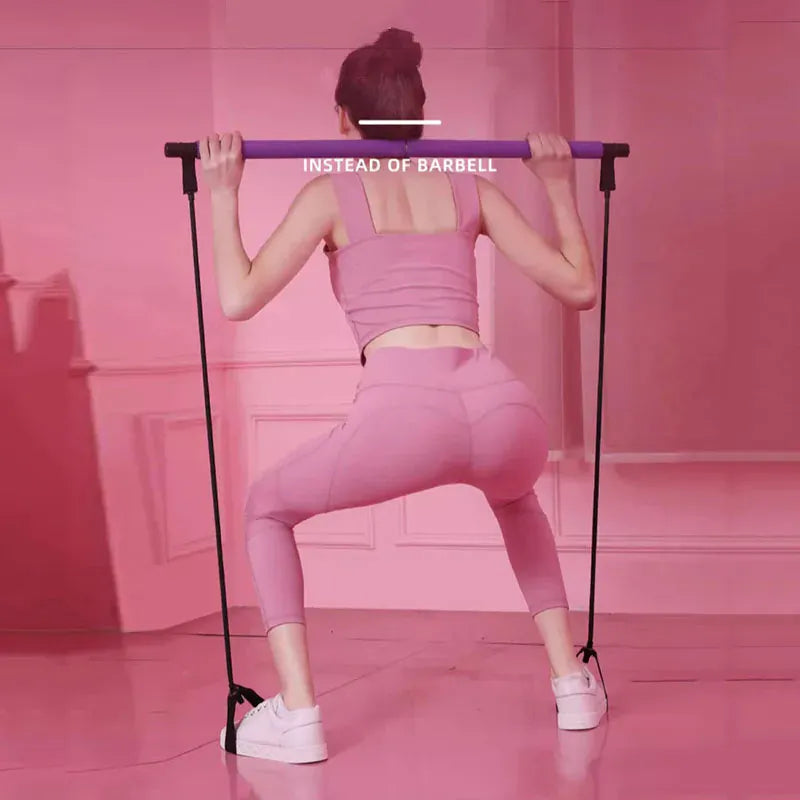 Multi-Functional Resistance Bands Tension Rod Workout Exercise Outdoor Fitness Training Pilates Home Gym Stretch Elastic Band Multi-Functional Resistance Bands Tension Rod Workout Exercise Outdoor Fitness Training Pilates Home Gym Stretch Elastic Band