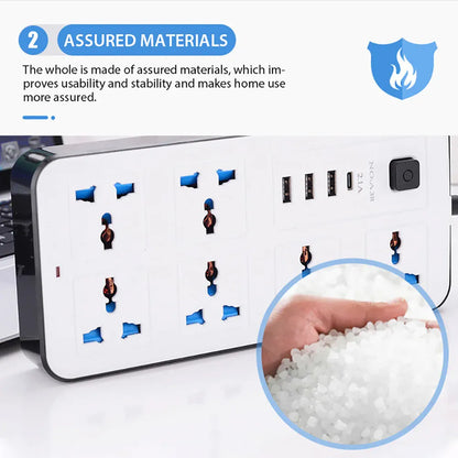 Multi Tap Universal Plug EU US UK Outlet Power Strip Multi Tap Universal Plug EU US UK Outlet Power Strip