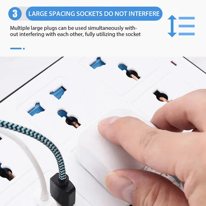Multi Tap Universal Plug EU US UK Outlet Power Strip Multi Tap Universal Plug EU US UK Outlet Power Strip