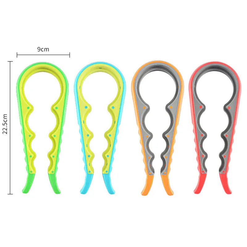 Multifunctional 4-in-1 Kitchen Tool Jar Gripper Lid Opener Can Opener Bottle Opener - Easy to Use Home Essential Multifunctional 4-in-1 Kitchen Tool Jar Gripper Lid Opener Can Opener Bottle Opener - Easy to Use Home Essential