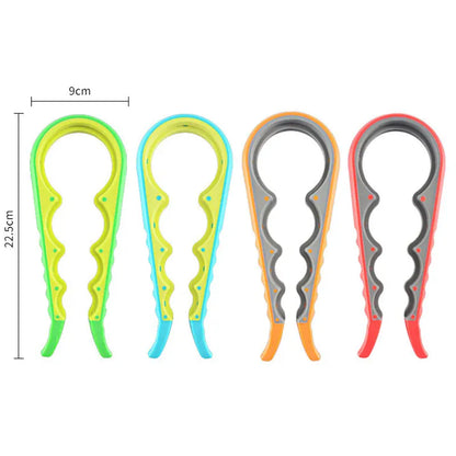 Multifunctional 4-in-1 Kitchen Tool Jar Gripper Lid Opener Can Opener Bottle Opener - Easy to Use Home Essential Multifunctional 4-in-1 Kitchen Tool Jar Gripper Lid Opener Can Opener Bottle Opener - Easy to Use Home Essential
