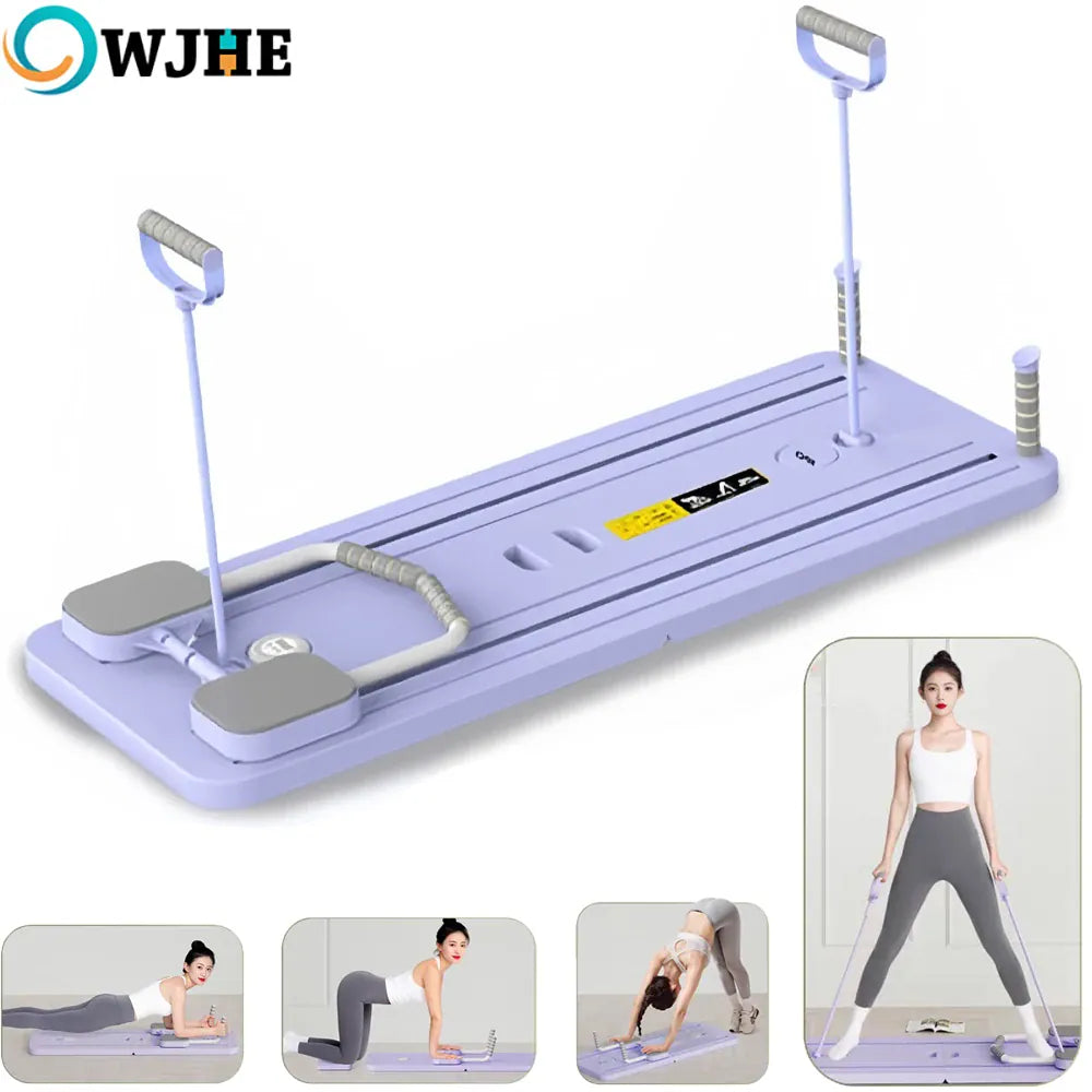 Multifunctional Ab Fitness Board Auto-Rebound Core Trainer Pilates Home Gym | Wahooly Multifunctional Ab Fitness Board – Auto-Rebound Core Trainer for Home Pilates, Push-Ups & Full Body Workouts