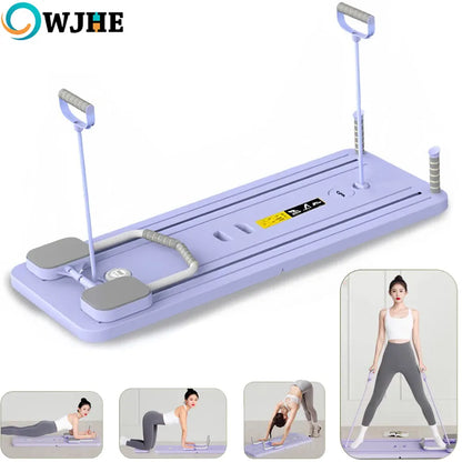 Multifunctional Ab Fitness Board Auto-Rebound Core Trainer Pilates Home Gym | Wahooly Multifunctional Ab Fitness Board – Auto-Rebound Core Trainer for Home Pilates, Push-Ups & Full Body Workouts
