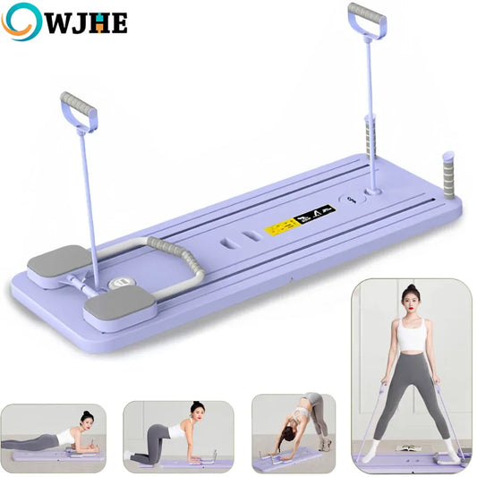 Multifunctional Ab Fitness Board Auto-Rebound Core Trainer Pilates Home Gym | Wahooly Multifunctional Ab Fitness Board – Auto-Rebound Core Trainer for Home Pilates, Push-Ups & Full Body Workouts