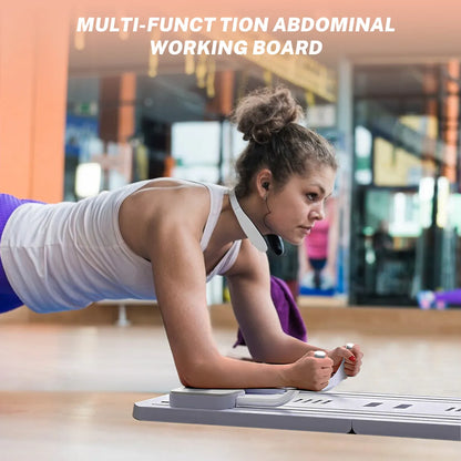Multifunctional Ab Fitness Board Auto-Rebound Core Trainer Pilates Home Gym | Wahooly Multifunctional Ab Fitness Board – Auto-Rebound Core Trainer for Home Pilates, Push-Ups & Full Body Workouts