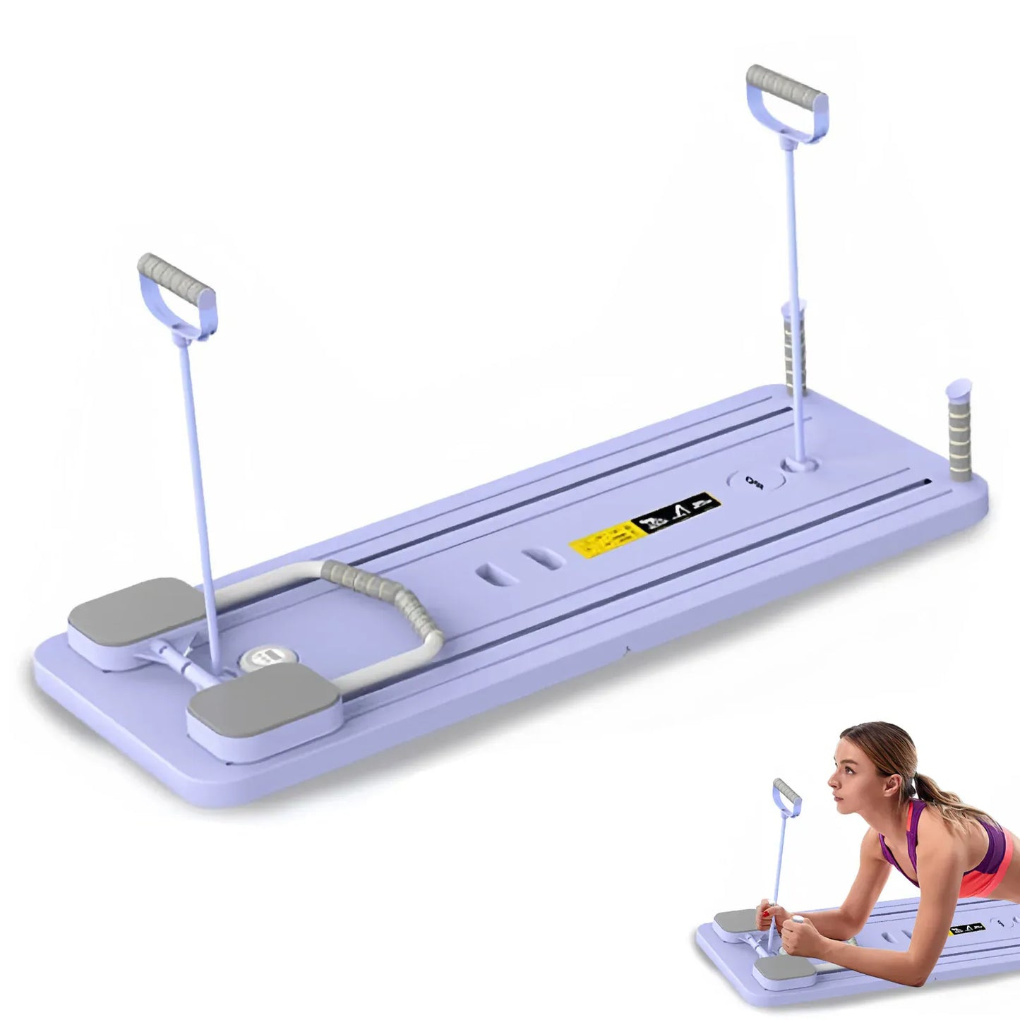 Multifunctional Ab Fitness Board Auto-Rebound Core Trainer Pilates Home Gym | Wahooly Multifunctional Ab Fitness Board – Auto-Rebound Core Trainer for Home Pilates, Push-Ups & Full Body Workouts