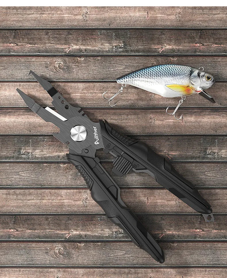 Fishing Pliers Hook Remover & Line Cutter – Wahooly Multifunctional Fishing Pliers – Stainless Steel Hook Remover & Line Cutter