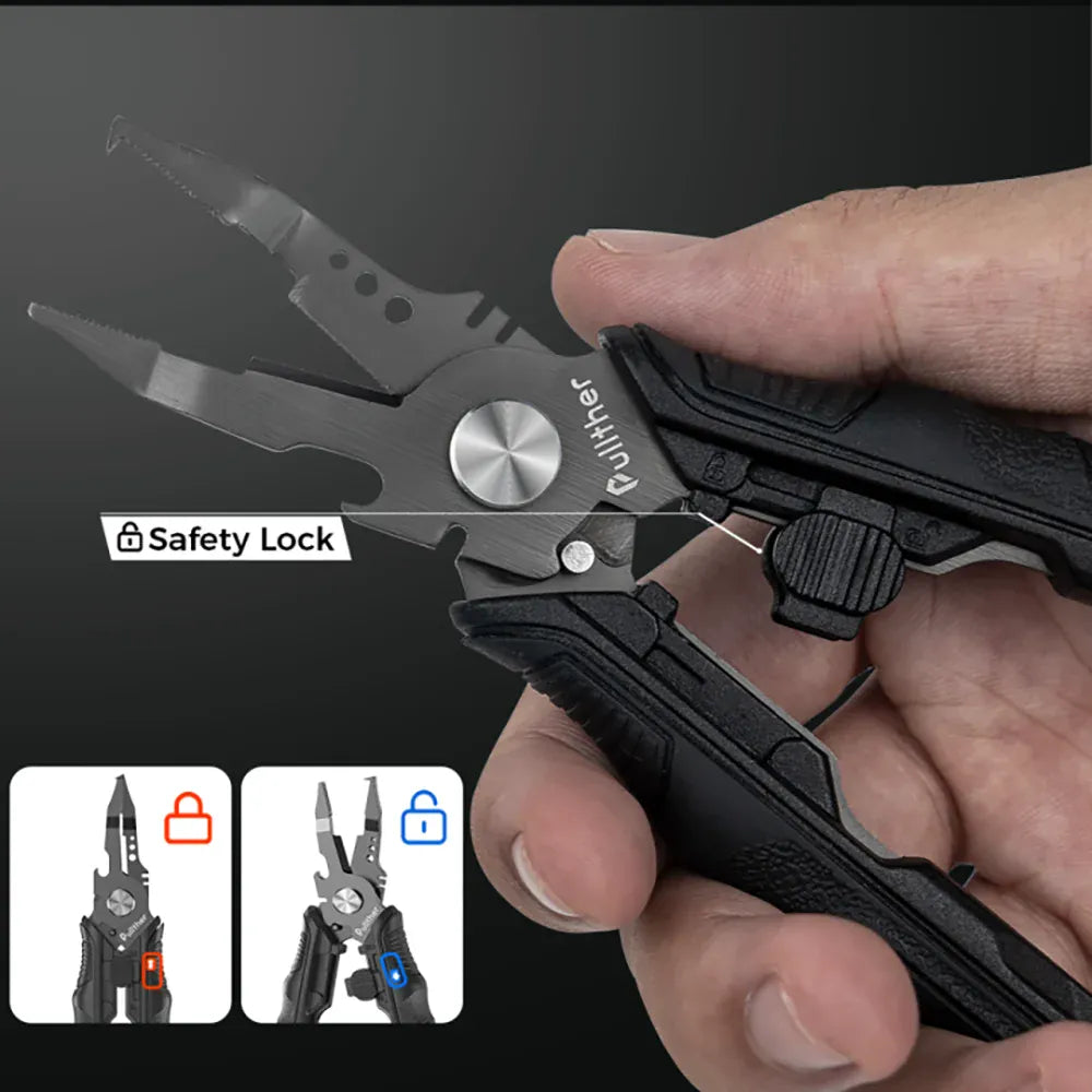 Fishing Pliers Hook Remover & Line Cutter – Wahooly Multifunctional Fishing Pliers – Stainless Steel Hook Remover & Line Cutter