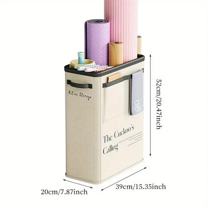 Multifunctional Sports Equipment Storage Box - Foldable Rectangular Organizer, Suitable for Yoga Mats and Fitness Equipment Multifunctional Sports Equipment Storage Box - Foldable Rectangular Organizer, Suitable for Yoga Mats and Fitness Equipment