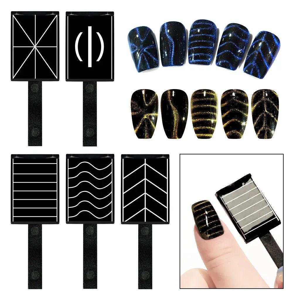 Nail Art Cat Magnetic Stick for 3D Cat Eye Gel Painting Nail Art Magnet Stick UV Gel Nail Polish Round Square Manicure Tool Nail Art Cat Magnetic Stick for 3D Cat Eye Gel Painting Nail Art Magnet Stick UV Gel Nail Polish Round Square Manicure Tool