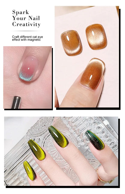 Nail Art Cat Magnetic Stick for 3D Cat Eye Gel Painting Nail Art Magnet Stick UV Gel Nail Polish Round Square Manicure Tool Nail Art Cat Magnetic Stick for 3D Cat Eye Gel Painting Nail Art Magnet Stick UV Gel Nail Polish Round Square Manicure Tool