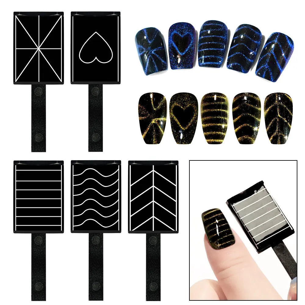 Nail Art Cat Magnetic Stick for 3D Cat Eye Gel Painting Nail Art Magnet Stick UV Gel Nail Polish Round Square Manicure Tool Nail Art Cat Magnetic Stick for 3D Cat Eye Gel Painting Nail Art Magnet Stick UV Gel Nail Polish Round Square Manicure Tool