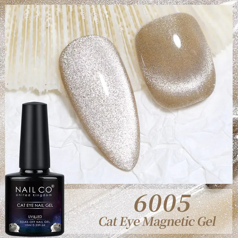 NAILCO Crystal Cat Magnetic Gel Nail Polish Shiny Red Glitter 10ml Cat Eye Gel Soak Off Semi Permanent UV Gel Nail Art Varnish NAILCO Crystal Cat Magnetic Gel Nail Polish Shiny Red Glitter 10ml Cat Eye Gel Soak Off Semi Permanent UV Gel Nail Art Varnish