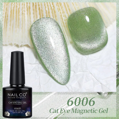 NAILCO Crystal Cat Magnetic Gel Nail Polish Shiny Red Glitter 10ml Cat Eye Gel Soak Off Semi Permanent UV Gel Nail Art Varnish NAILCO Crystal Cat Magnetic Gel Nail Polish Shiny Red Glitter 10ml Cat Eye Gel Soak Off Semi Permanent UV Gel Nail Art Varnish