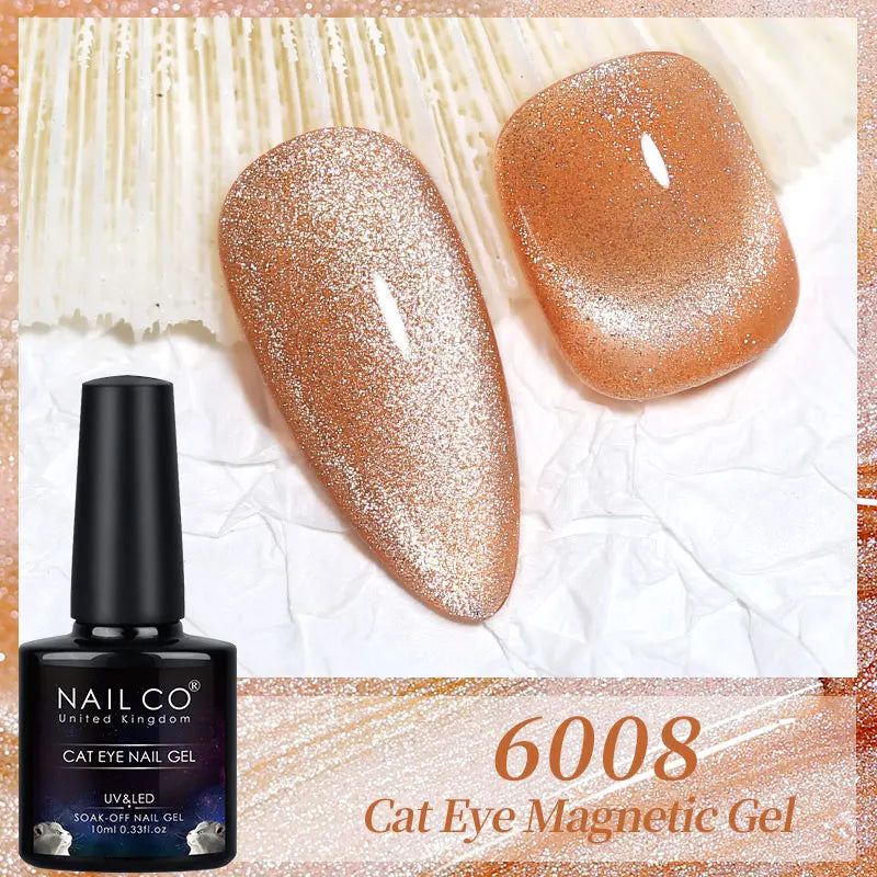 NAILCO Crystal Cat Magnetic Gel Nail Polish Shiny Red Glitter 10ml Cat Eye Gel Soak Off Semi Permanent UV Gel Nail Art Varnish NAILCO Crystal Cat Magnetic Gel Nail Polish Shiny Red Glitter 10ml Cat Eye Gel Soak Off Semi Permanent UV Gel Nail Art Varnish
