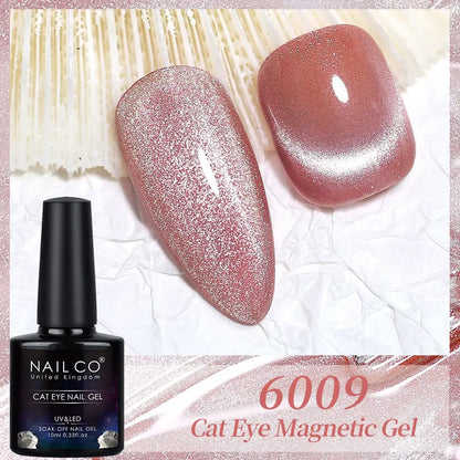 NAILCO Crystal Cat Magnetic Gel Nail Polish Shiny Red Glitter 10ml Cat Eye Gel Soak Off Semi Permanent UV Gel Nail Art Varnish NAILCO Crystal Cat Magnetic Gel Nail Polish Shiny Red Glitter 10ml Cat Eye Gel Soak Off Semi Permanent UV Gel Nail Art Varnish