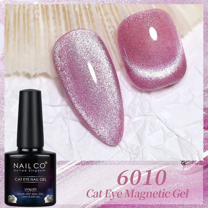 NAILCO Crystal Cat Magnetic Gel Nail Polish Shiny Red Glitter 10ml Cat Eye Gel Soak Off Semi Permanent UV Gel Nail Art Varnish NAILCO Crystal Cat Magnetic Gel Nail Polish Shiny Red Glitter 10ml Cat Eye Gel Soak Off Semi Permanent UV Gel Nail Art Varnish