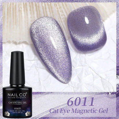 NAILCO Crystal Cat Magnetic Gel Nail Polish Shiny Red Glitter 10ml Cat Eye Gel Soak Off Semi Permanent UV Gel Nail Art Varnish NAILCO Crystal Cat Magnetic Gel Nail Polish Shiny Red Glitter 10ml Cat Eye Gel Soak Off Semi Permanent UV Gel Nail Art Varnish