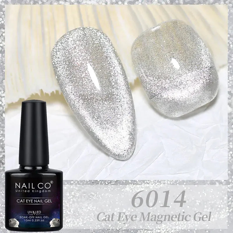 NAILCO Crystal Cat Magnetic Gel Nail Polish Shiny Red Glitter 10ml Cat Eye Gel Soak Off Semi Permanent UV Gel Nail Art Varnish NAILCO Crystal Cat Magnetic Gel Nail Polish Shiny Red Glitter 10ml Cat Eye Gel Soak Off Semi Permanent UV Gel Nail Art Varnish