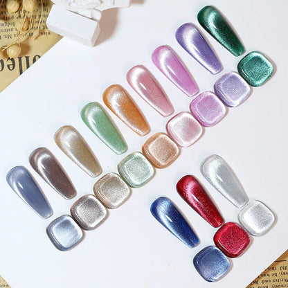 NAILCO Crystal Cat Magnetic Gel Nail Polish Shiny Red Glitter 10ml Cat Eye Gel Soak Off Semi Permanent UV Gel Nail Art Varnish NAILCO Crystal Cat Magnetic Gel Nail Polish Shiny Red Glitter 10ml Cat Eye Gel Soak Off Semi Permanent UV Gel Nail Art Varnish